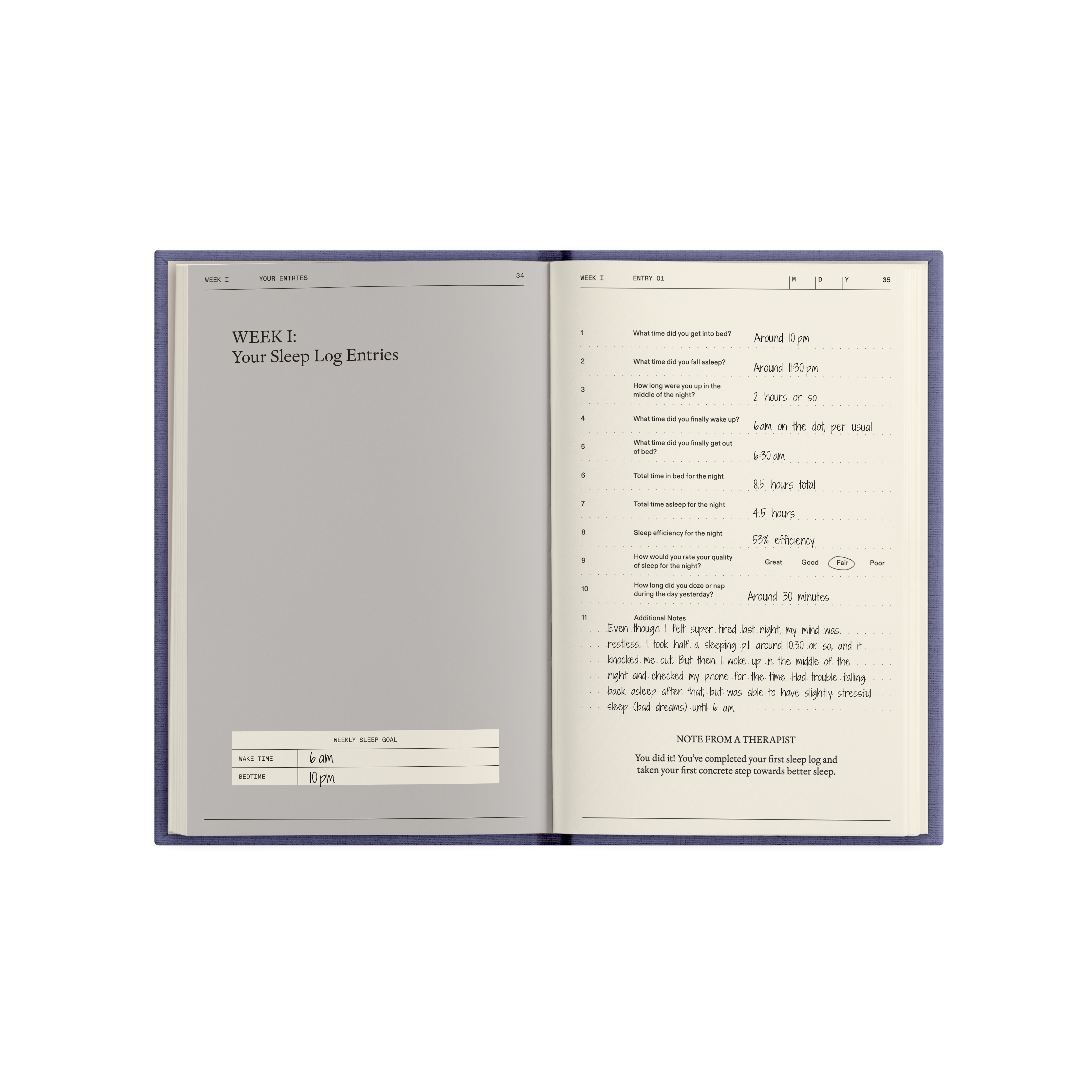 The Anti-Insomnia Notebook